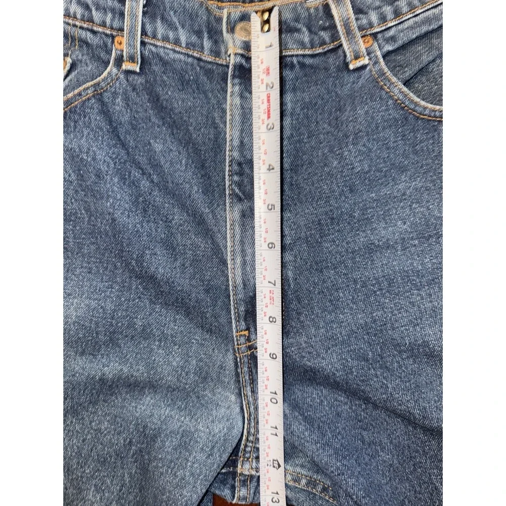 Levi 550 Mens Jeans Size 38x32‎ Relaxed Fit Dark Wash Broken In Soft SEE NOTES